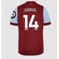 Maglie da calcio West Ham United Mohammed Kudus #14 Prima Maglia 2023-24 Manica Corta